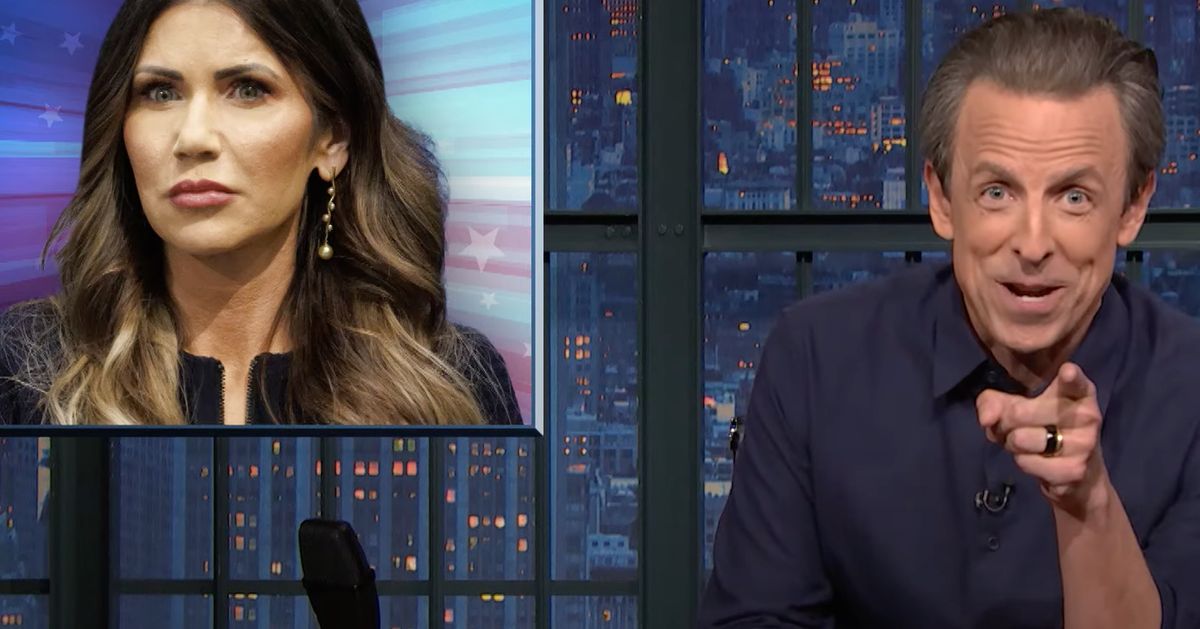 Seth Meyers Shreds Kristi Noem’s ‘Level Of Psycho’ With ‘Silence Of The Lambs' Line