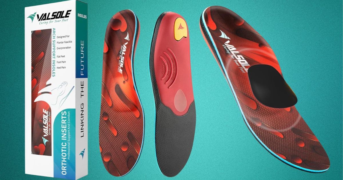 These Heavy-Duty Support Orthotic Insoles Are 30% Off