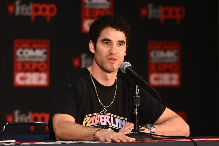 Darren Criss appears at C2E2 Chicago Comic & Entertainment Expo at McCormick Place on April 27. He talked about being "culturally queer" during a panel discussion.