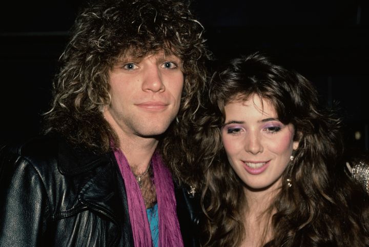 Jon Bon Jovi and Dorothea Hurley attend the Rockers '85 awards ceremony.