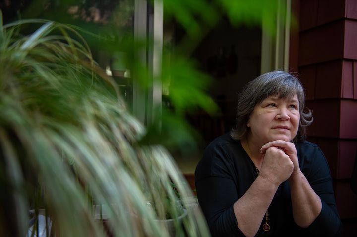 Donna Kopman, a 57-year-old job seeker, is pictured at her home in Lake Oswego, Oregon. She has been looking for a job since being laid off in December.