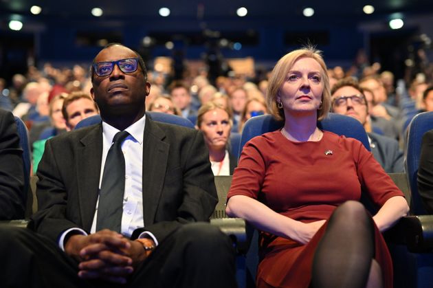 Former chancellor Kwasi Kwarteng and ex-PM Liz Truss, back when they were close allies working in government together in 2022.