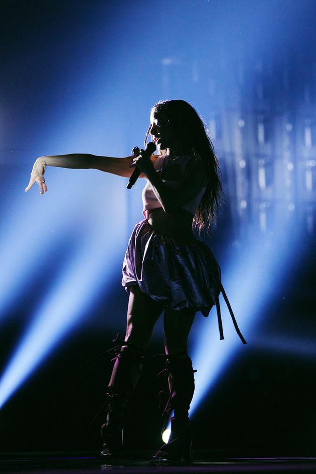 Σκηνές από την δεύτερη πρόβα της Μαρίνα Σάττι στην Eurovision 2024, στην «Μάλμε Αρένα». 2 Μαϊου 2024, Σουηδία.
