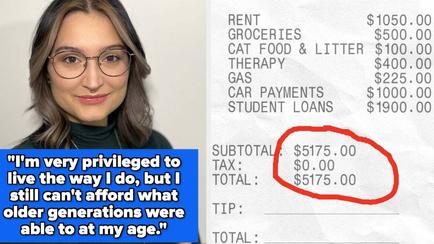 This Gen Z'er Makes $82K A Year And Is Still Struggling Financially — Here's How It Affects Her Daily Life