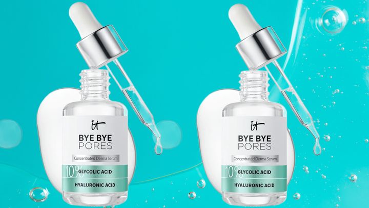 It Cosmetics Bye Bye Pores uses 10% glycolic acid to refine skin's texture.