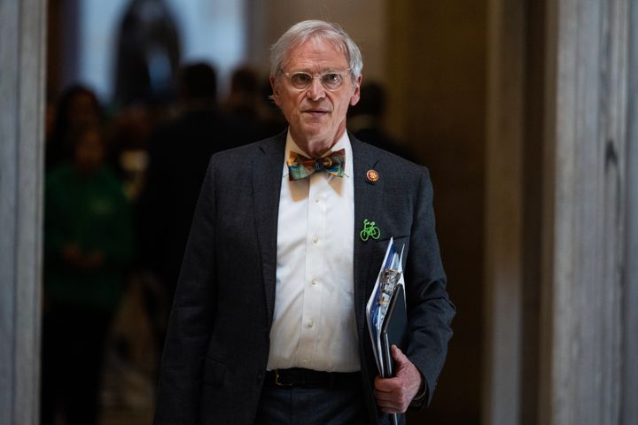 Rep. Earl Blumenauer (D-Ore.) is seen in the U.S. Capitol on Wednesday, April 26, 2023.