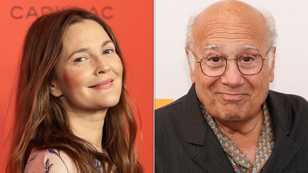 Drew Barrymore and Danny DeVito.