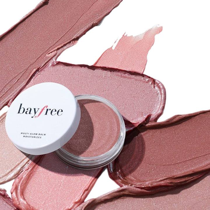 Five shades of Amazon's Bayfree Glow Balm.