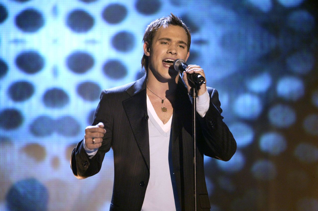 Will Young during an early TV performance in 2003
