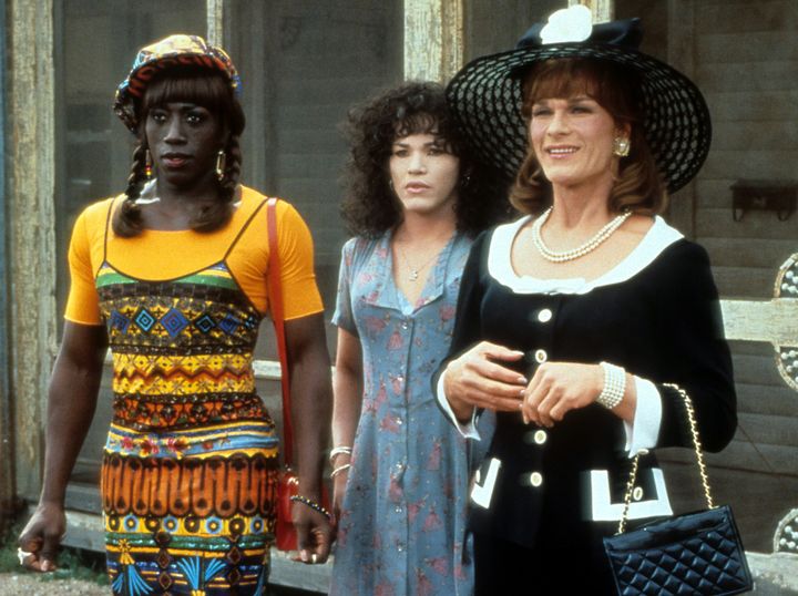 Snipes, Leguizamo and Swayze in "To Wong Foo Thanks for Everything, Julie Newmar."