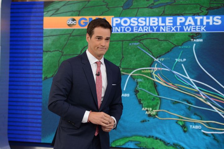 Rob Marciano worked as a senior meteorologist at ABC News for 10 years before he was reportedly fired this week.