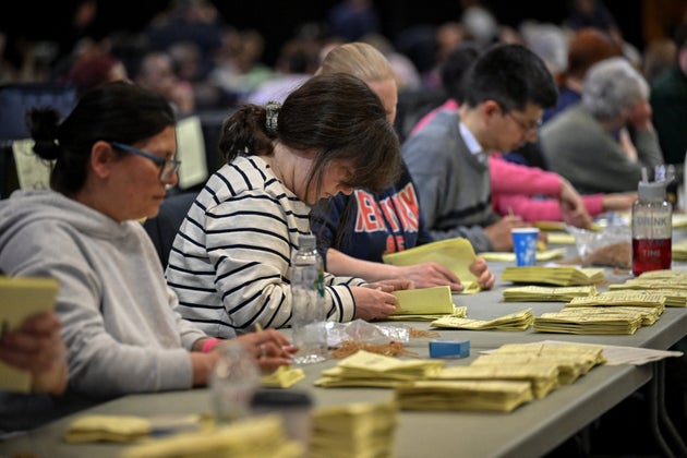 Votes being counted ahead of the declaration for West Midlands Mayor.