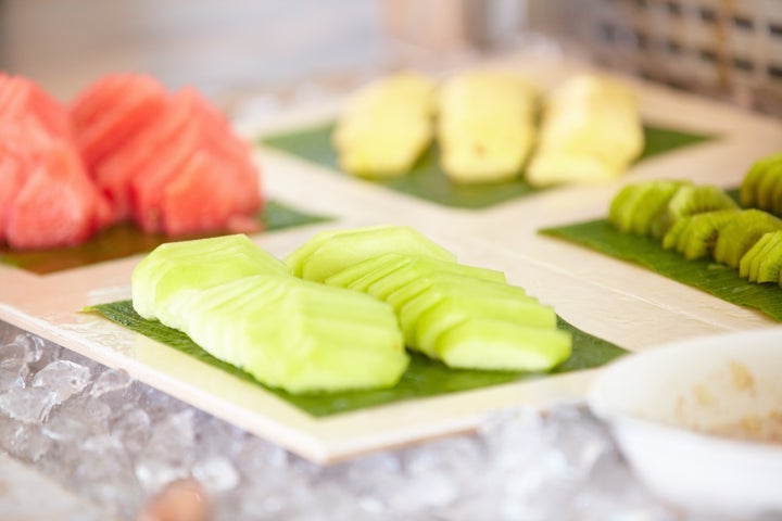 Vorgeschnittene Wassermelonen können ein Kontaminationsrisiko bergen.