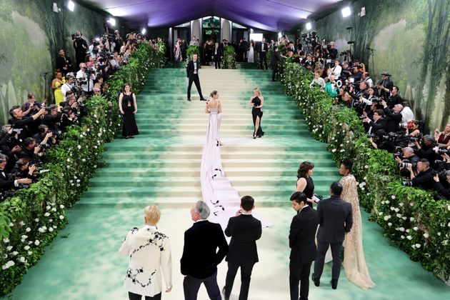 Guests make their way into the 2024 Met Gala