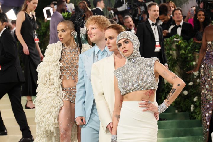 FKA Twigs, Stella McCartney, Ed Sheeran, and Cara Delevingne on the Met Gala red carpet