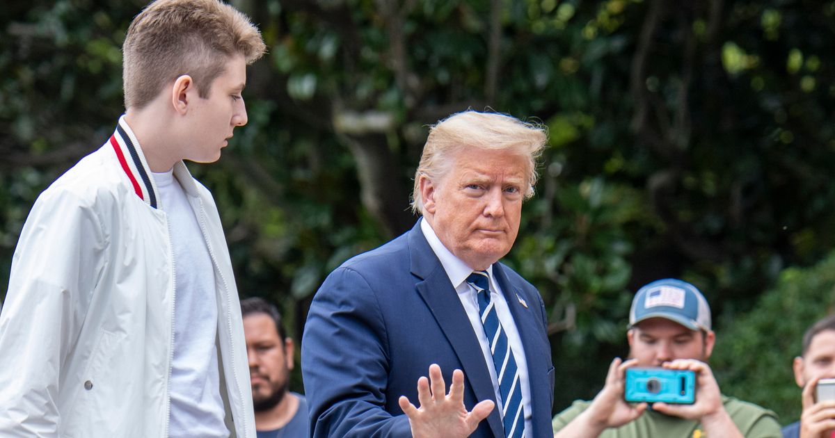 Trump Appears To Be Ditching Son Barron’s Graduation For Minnesota Event