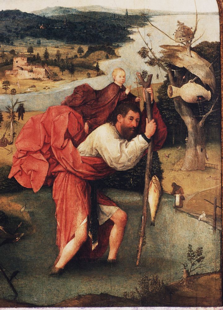 Saint Christopher by Hieronymus Bosch (Photo by Francis G. Mayer/Corbis/VCG via Getty Images)