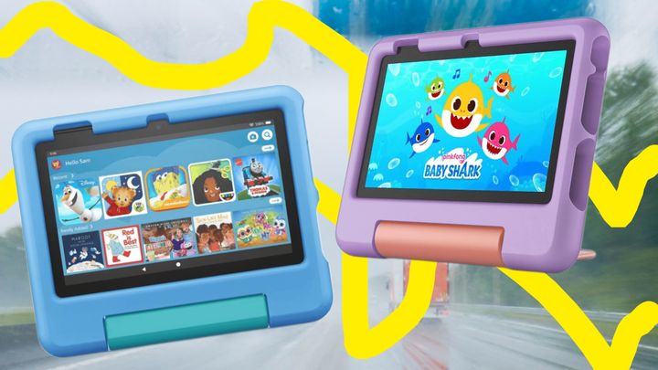 Amazon Fire 7 kids tablet is on sale at Amazon and Target. 