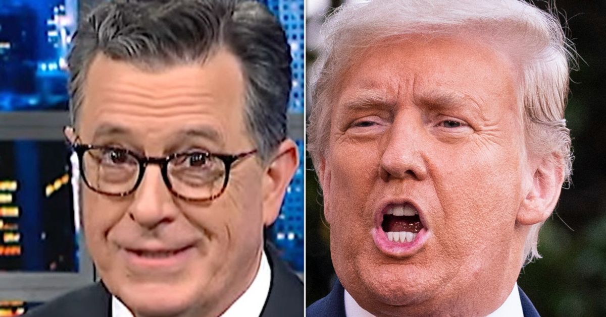 Stephen Colbert Spots Warnings For Trump In New Election Numbers