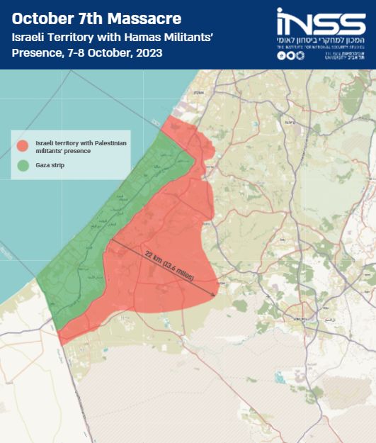 Εικόνα 1: Απεικόνιση της εισβολής της Χαμάς στο έδαφος του Ισραήλ (07 Οκτωβρίου 2023)
