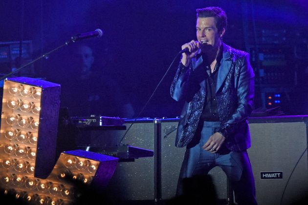 The Killers singer Brandon Flowers on stage in 2019