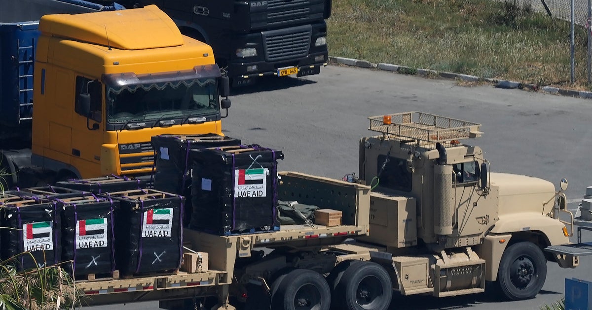 First Aid Delivery To Gaza's Floating Pier Built By U.S. Departs Cyprus