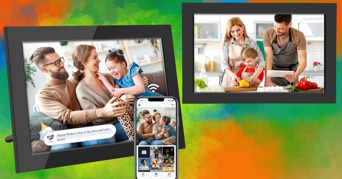 This Gift-Worthy Digital Picture Frame Is On Sale For $40