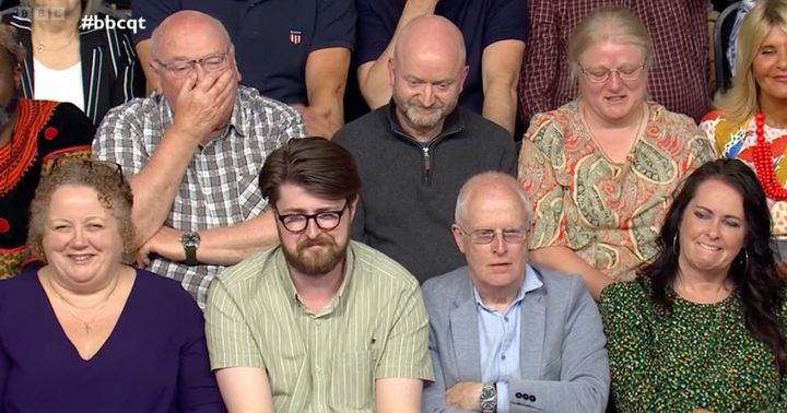 Audience members laughed when the minister tried to defend the government's record