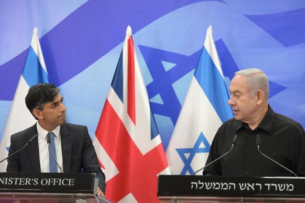 Rishi Sunak and Benjamin Netanyahu