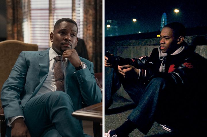 Aml Ameen in A Man In Full (right) and Kidulthood (right)