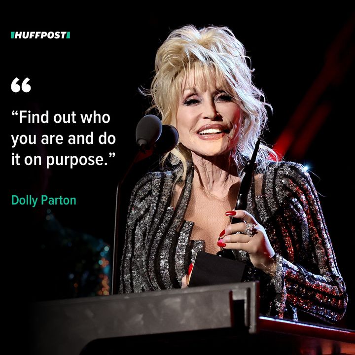 Dolly Parton shares a quote on self-discovery.