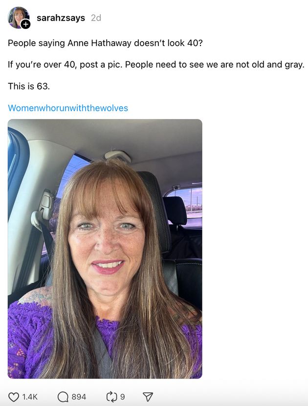 Sarah Zink, 63, thinks that it's not until women hit their 40s that they begin to realize the shallowness of our cultural beauty standards.