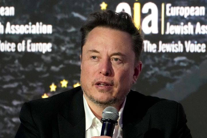 Elon Musk, seen in January, co-founded Neuralink, which performed its first human brain implant earlier this year. 
