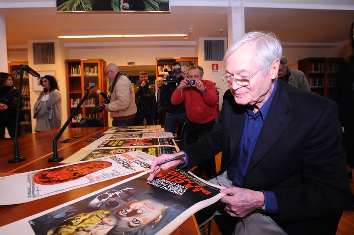 American director and producer Roger Corman attends a photocall and press conference at Cineteca di Bologna on April 17, 2012 in Bologna, Italy. (Photo by Roberto Serra - Iguana Press/Getty Images)