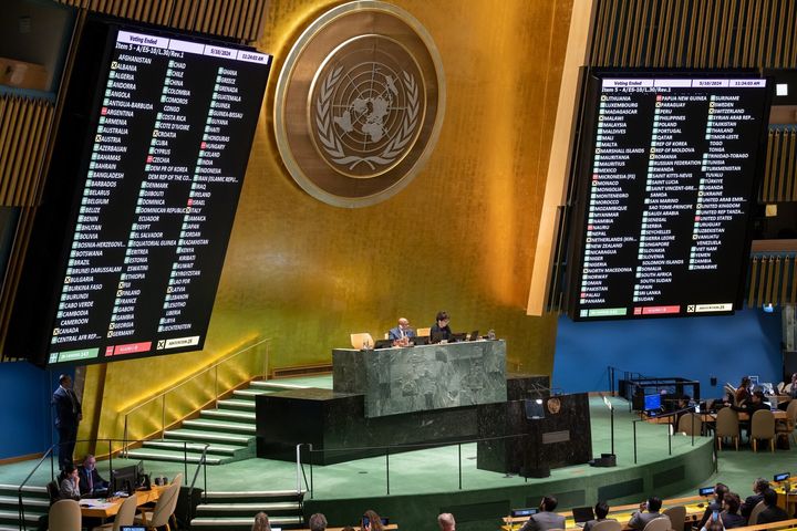パレスチナの国連加盟支持の決議