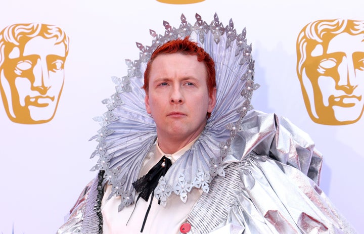 Joe Lycett on the red carpet of the 2024 TV Baftas