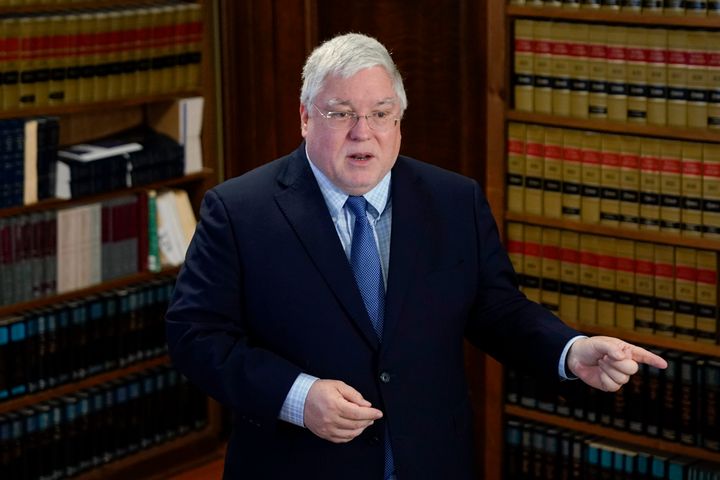 West Virginia Attorney General Patrick Morrisey is one of at least three Republican candidates for governor vying for the title of transphobe-in-chief.