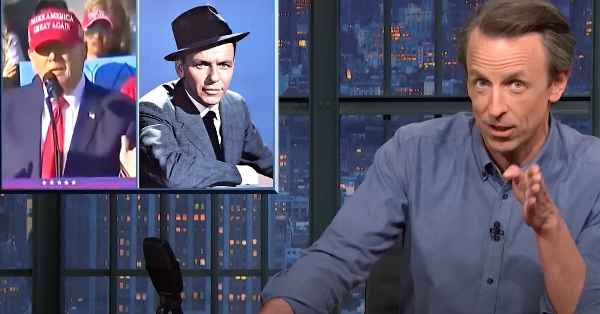 Seth Meyers Calls Utter B.S. On Donald Trump's Frank Sinatra Anecdote