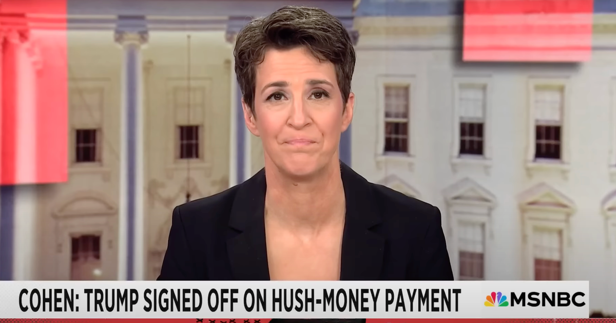 Rachel Maddow Gags On Air After Relaying Trump Story From Michael Cohen Testimony