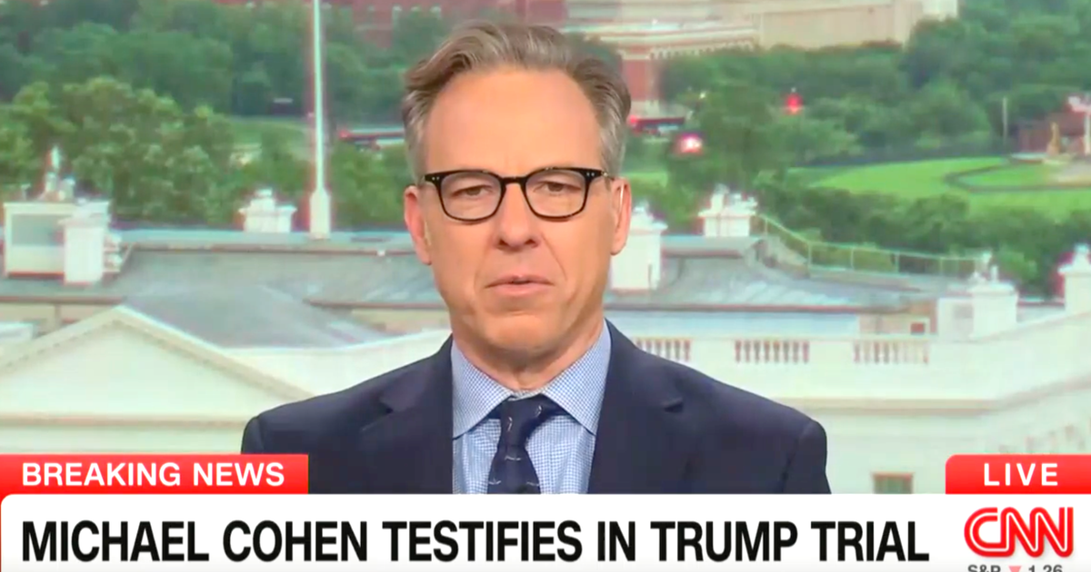 Jake Tapper Immediately Fact-Checks Trump's 'Very Angry' Courthouse Rant