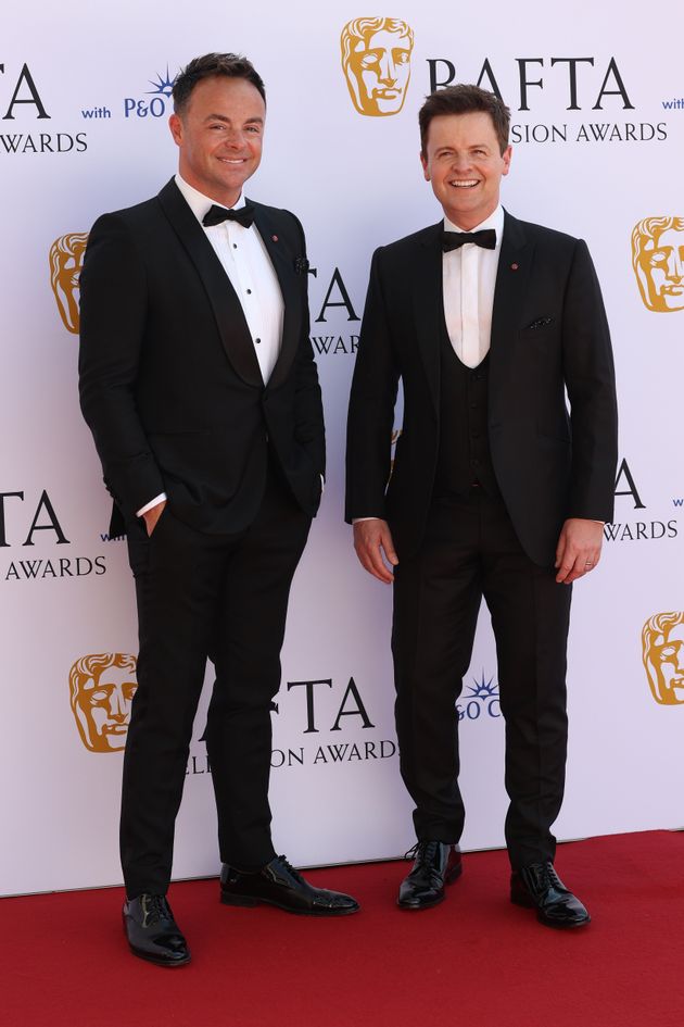Ant and Dec at the TV Baftas on Sunday night