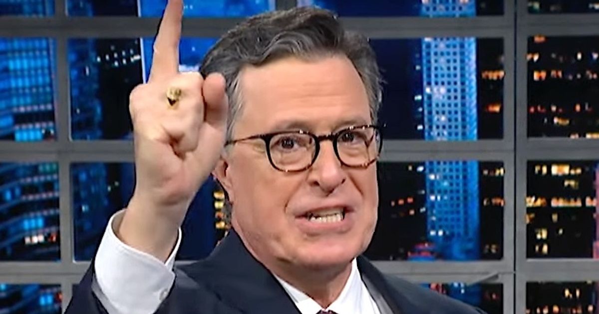 Stephen Colbert Spots Trump Suck-Up's Truly Awkward 'Freudian Slip'