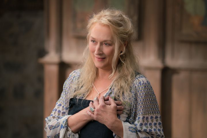 Meryl as Donna Sheridan in the second Mamma Mia! film