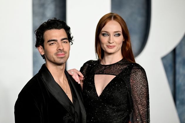 Joe Jonas and Sophie Turner during one of their last ever public appearances as a couple in 2023