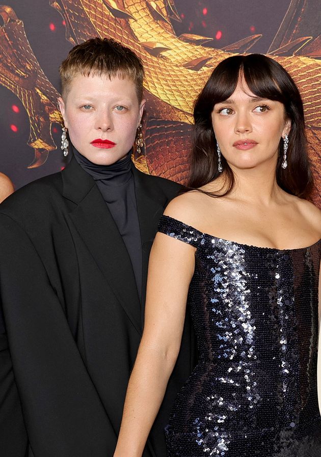 Emma D'Arcy and Olivia Cooke at the House Of The Dragon premiere in 2022