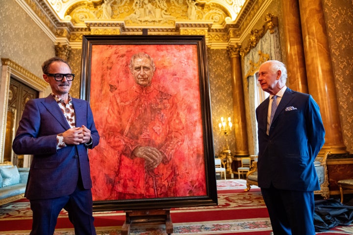 King Charles’ Very Red Portrait Has Inspired Some Bloody Funny Jokes HuffPost Entertainment