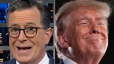 Stephen Colbert Fact-Checks Trump With Just 1 Brutally Honest Word