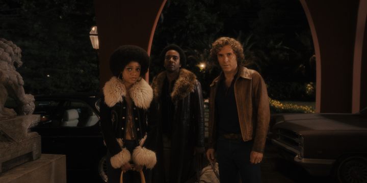 (Left to Right): Tiffany Boone, Holland and Nivola in scene from "The Big Cigar."