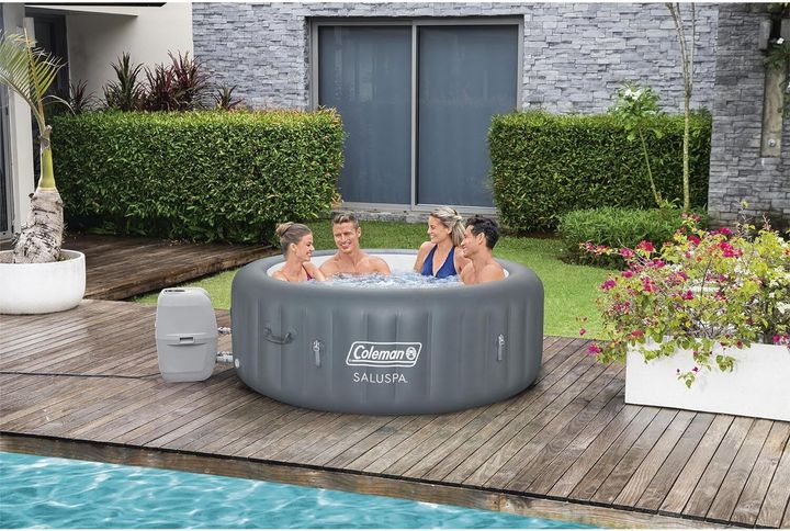 Coleman inflatable hot tub