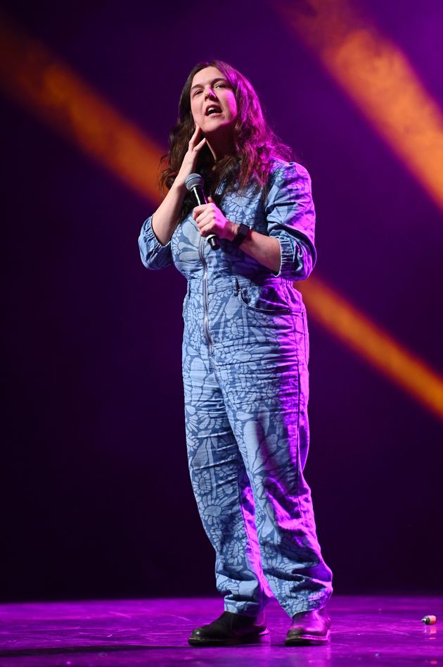Rosie on stage at the London Palladium last year